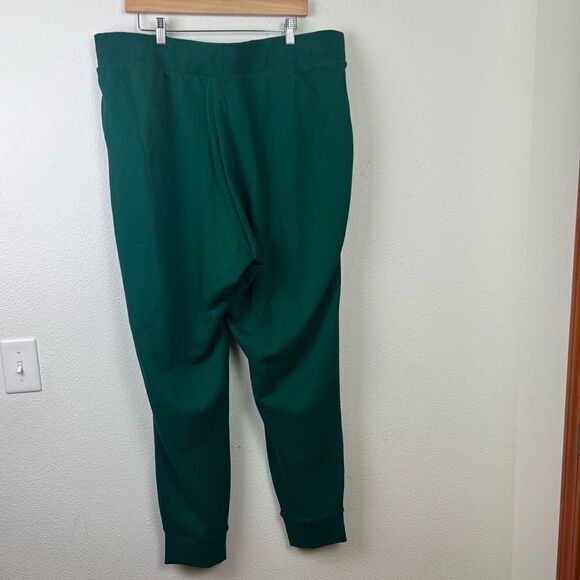 adidas Originals Plus essentials trefoil joggers in dark green Size 3X - Picture 5 of 10